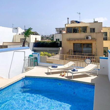 Pool & Sea Merill Apartments Mellieħa Exteriör bild