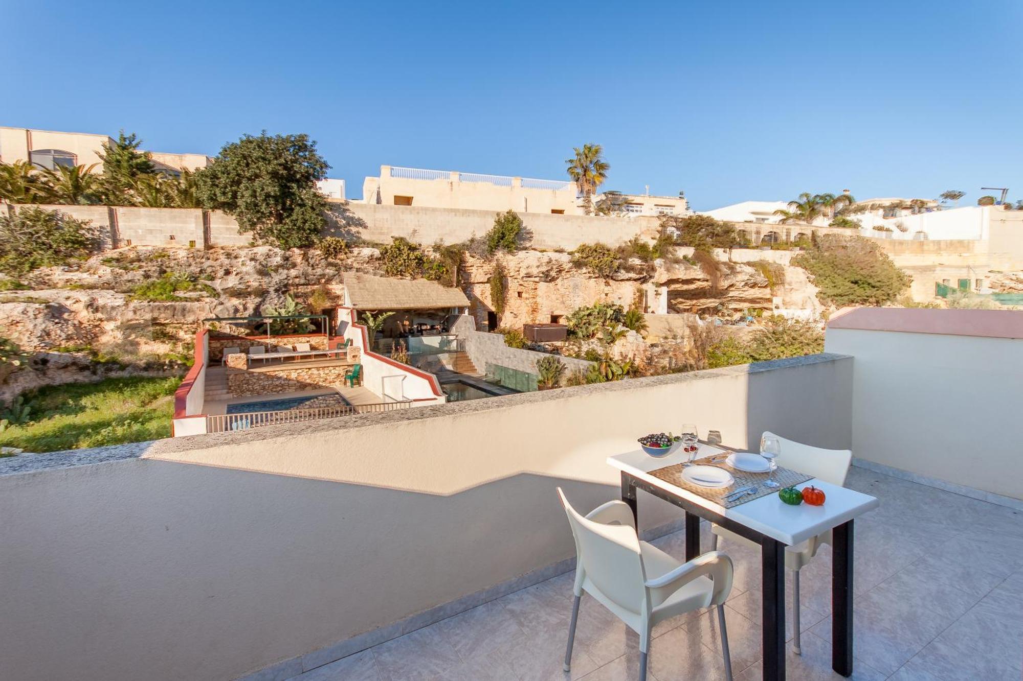 Pool & Sea Merill Apartments Mellieħa Rum bild