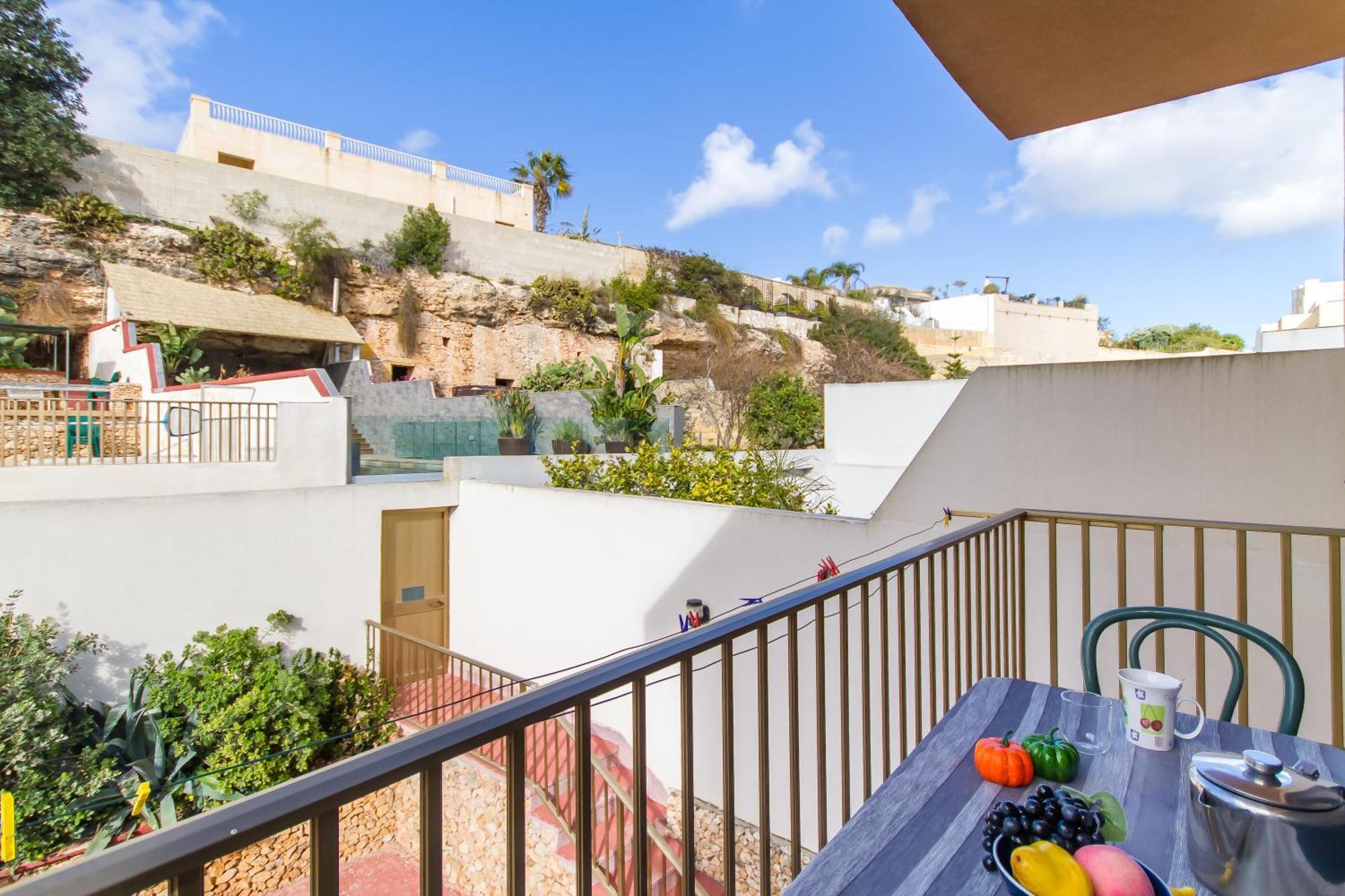 Pool & Sea Merill Apartments Mellieħa Exteriör bild