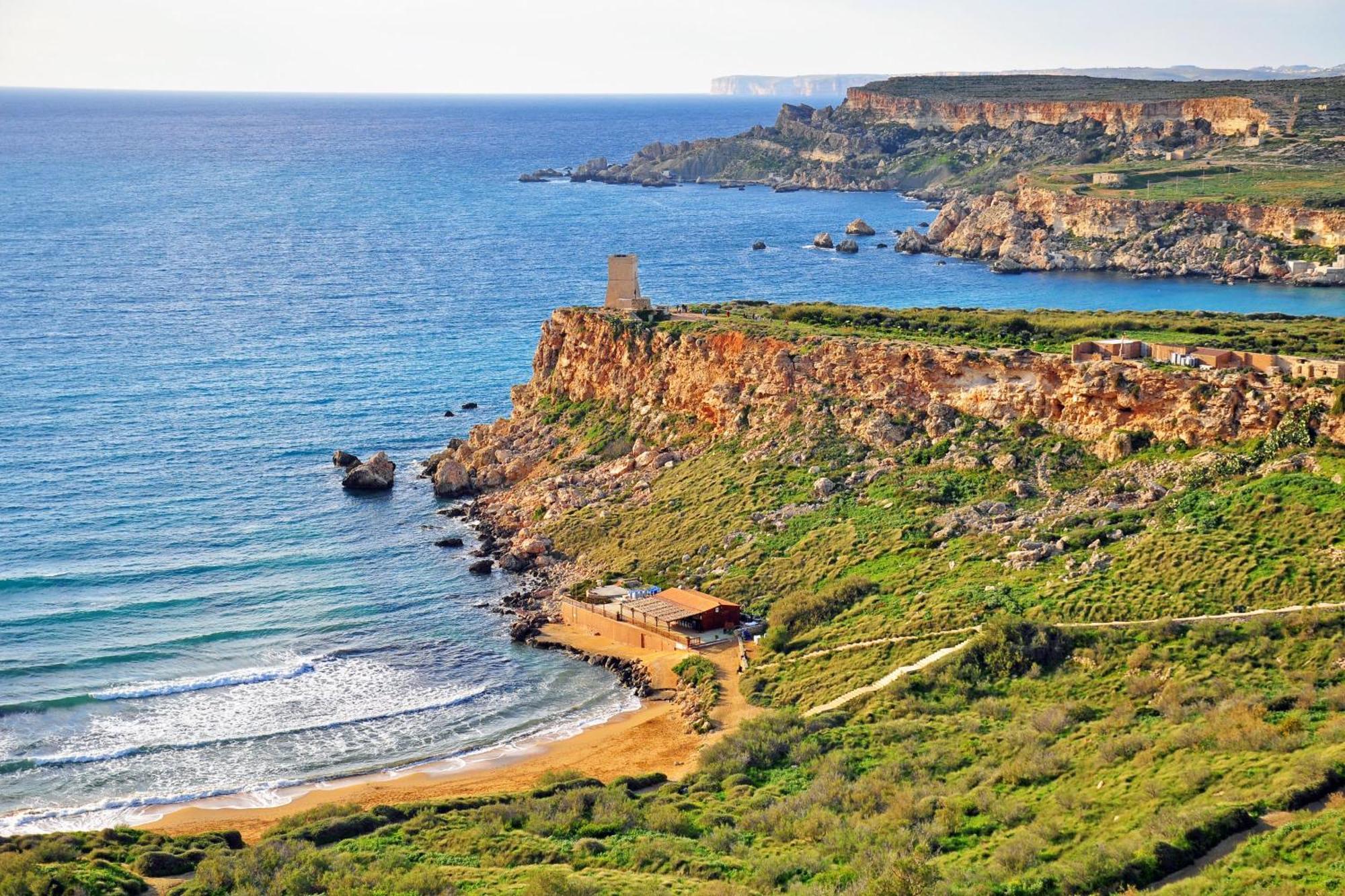 Pool & Sea Merill Apartments Mellieħa Exteriör bild